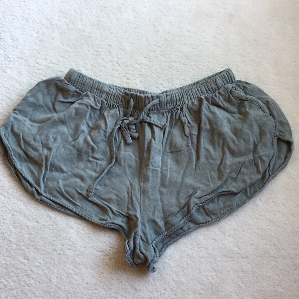 Green shorts